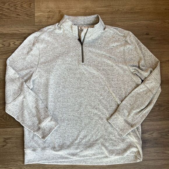 Greg Norman Collection Other - Greg Norman Sweater Adult XL Gray‎ Long Sleeve Zip Casual Preppy Outdoors Men